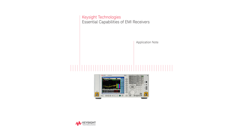 Essential Capabilities of EMI Receivers 